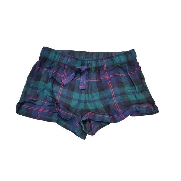 Other - Plaid Women's Shorts - Blue and Green